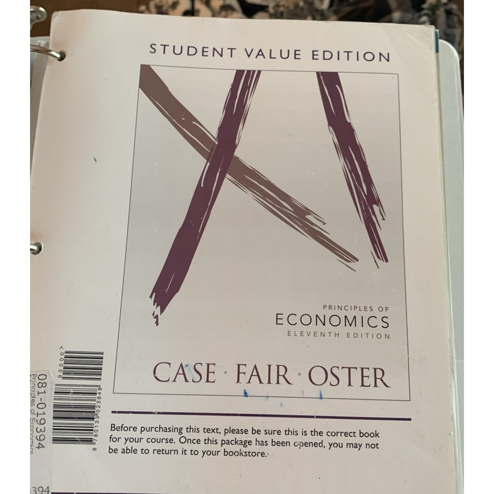 Principles of Economics, Student‎ Value Edition by Ray C. Fair, Sharon Oster and